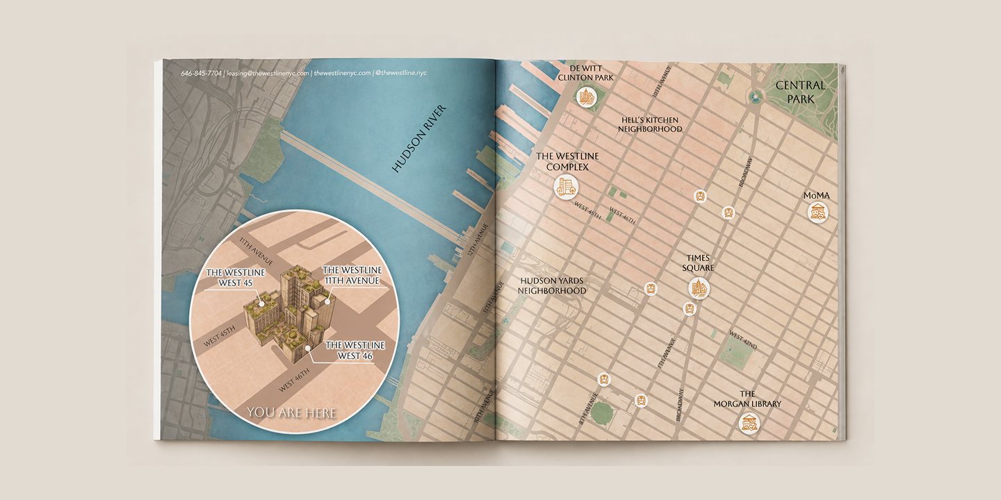 Custom neighborhood map, The Westline